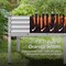 Best Choice Products 72x24x30in Non Toxic Elevated Galvanized Metal Garden Bed Corner Protectors